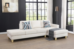 D4 Ghế sofa góc hiện đại GT98 Lasharon 2m75 x 1m5 cho chung cư