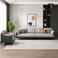 D1 Bộ ghế sofa phòng khách cao cấp KT113 Nordicus trẻ trung hiện đại