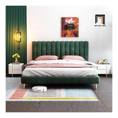 Giường ngủ gia đình cao cấp GN32 Jasy chân inox sơn tĩnh điện