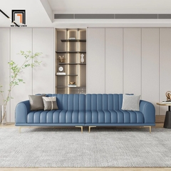 H1 Bộ ghế sofa đặt sảnh chờ trắng kem KT43 Verdante da giả PU