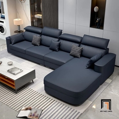 D1 Ghế sofa góc L sang trọng GT150 Orden 2m9 x 1m75 bọc da đẹp