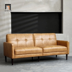 E3 Ghế sofa giường da công nghiệp GB108 Bharati 1m9 cho văn phòng
