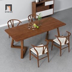 Bộ bàn ghế ăn gia đình 53-KH4-G59-B92 4 ghế ngồi đẹp