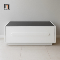 B1 Bàn trà phòng khách hiện đại 1m x 50 BTPK42 Adamu 2 hộc kéo