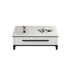 R2 Bàn sofa gia đình sang trọng BSF21 Dram 1m x 55 mặt đá trắng