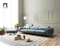 D1 Ghế sofa băng sang trọng BHQ42 Ponzo 2m5 da chống mực