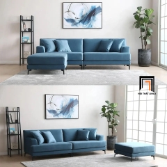 D1 Set ghế sofa băng đẹp BT76 Naby 2m2 kèm đôn vuông giá rẻ