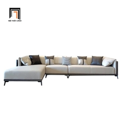 B3 Ghế sofa góc chữ L cao cấp GT184 Morelia 3m2 x 1m6 phối màu da