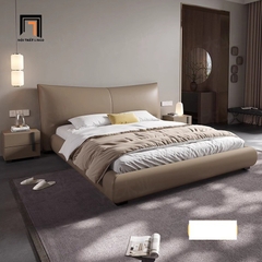 H2 Giường ngủ bọc da Pu cao cấp GN116 Numan 1m6 x 2m gia đình