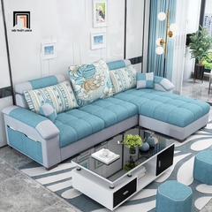 E1 Bộ ghế sofa góc cao cấp GT79 Slipco 2m4 x 1m6 phối màu đẹp