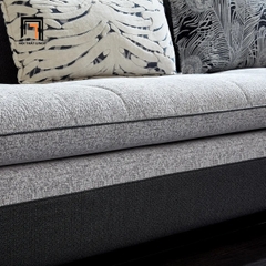 D1 Sofa Chữ U UT9 Timme 2m85 Bọc Vải Nỉ Đẹp Cho Phòng Khách
