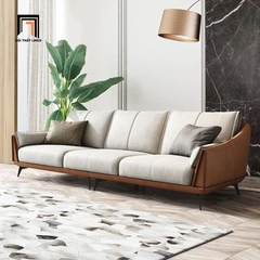 A7 Ghế sofa băng da công nghiệp BT47 Ege dài 1m8 sang trọng