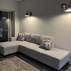 D4 Ghế sofa góc hiện đại GT98 Lasharon 2m75 x 1m5 cho chung cư