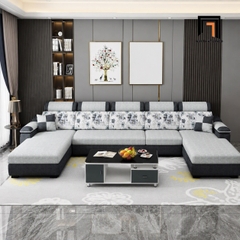 G2 Ghế sofa chữ U UT88 Beaver 3m3 thiết kế hiện đại tinh tế
