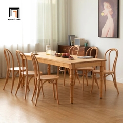 Bộ bàn ăn cao cấp 6 ghế gỗ 26-KH6-G55-B109 kiểu Âu Mỹ