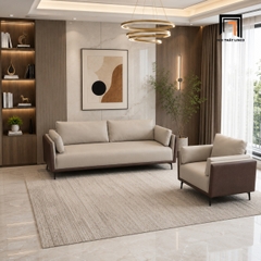 F3 Ghế sofa phòng khách KT102 Humber bọc da cao cấp