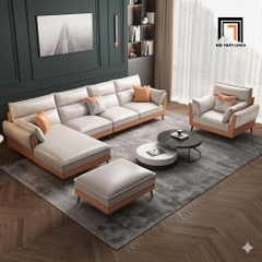 C3 Bộ sofa phòng khách KT29 Appelo phối màu da giả nổi bật
