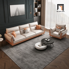C3 Bộ sofa phòng khách KT29 Appelo phối màu da giả nổi bật