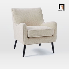 D2 Sofa đơn gia đình sang trọng DT17 Nooker vải nhung xanh đậm