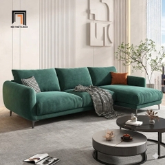 B3 Affordable L-shaped sofa 2m3 x 1m6 GT297 Sydney green velvet