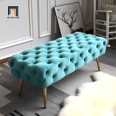 C1 Ghế sofa đôn cao cấp SB44 Rosegreen 1m3 sang trọng, thanh lịch