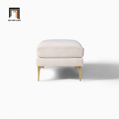 Q3 Ghế đôn sofa chữ nhật SB2 Andes xám nỉ đẹp cho căn hộ