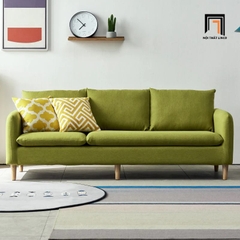 J1 Bộ ghế sofa gia đình vải nỉ xám KT59 Lynan cho căn hộ chung cư