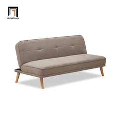 D3 Ghế sofa giường nhỏ gọn GB61 Laurel 1m7 vải nỉ màu nâu nhạt