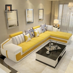 D5 Ghế sofa góc L hiện đại GT175 Sakaston 3m3 x 1m8 phối màu đẹp