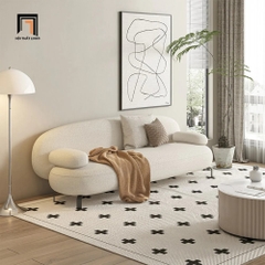 B1 Ghế sofa băng cong xinh xắn BT147 Nina 2m trang trí shop tiệm
