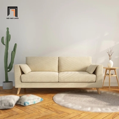 E3 Bộ ghế sofa giá rẻ màu vàng KT114 Ufor phòng khách chung cư
