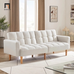 G3 Ghế sofa giường đa năng GB43 Teplyn 1m9 vải nỉ màu cam xinh xắn