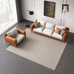 B5 Set ghế sofa gia đình xinh xắn KT36 Modela phối màu da vải