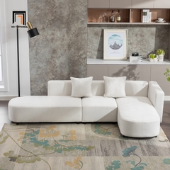 E5 Bộ ghế sofa góc L căn hộ chung cư GT60 Woodon 2m8 x 1m6 giá rẻ