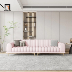 H1 Bộ ghế sofa đặt sảnh chờ trắng kem KT43 Verdante da giả PU