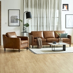 D3 Ghế sofa băng cao cấp BT33 Abbot 2m da giả sang trọng