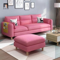 A5 Bộ ghế sofa băng kèm đôn vuông BT197 Colton 2m1 cho phòng khách
