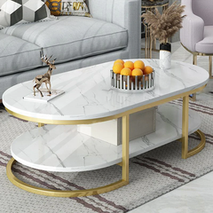 K3 Bàn sofa mặt đá oval 1m x 50 BSF16 Keen giá rẻ cho phòng khách