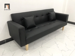 I4 Set ghế sofa giường gấp gọn 2m GBL2 da Pu màu đen giá rẻ