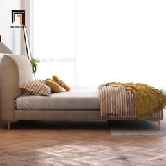 Giường ngủ kiểu dáng hiện đại GN53 Cato 1m6 x 2m vải nhung