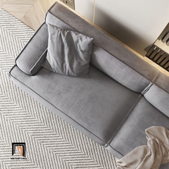 E2 Sofa băng hiện đại màu xám BT179 Station 2m4 căn hộ chung cư