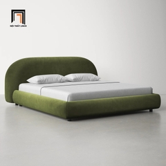 Giường ngủ xinh xắn cho chung cư GN63 Sadarius vải nhung