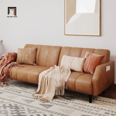 C5 Ghế sofa giường cao cấp GB98 Fabry 2m da giả cho văn phòng