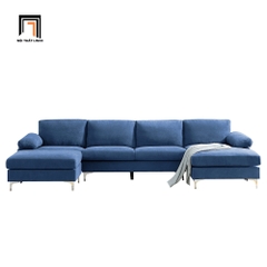 W3 Bộ ghế sofa góc chữ U giá rẻ GT64 Denavy 3m2 x 1m4 gia đình
