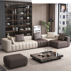 C5 Ghế sofa góc chữ L phòng khách đẹp GT269 Sudie 3m1 x 1m5 da Pu