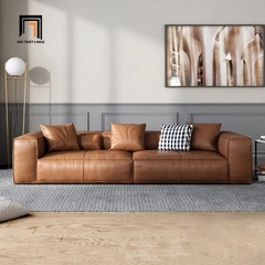 E3 Ghế sofa góc L bọc da cao cấp GT260 Squaring 2m4 x 1m6 chung cư
