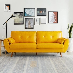 K1 Bộ ghế sofa văn phòng xanh đậm KT109 Rothry da công nghiệp