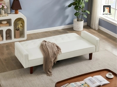 C5 Ghế sofa giường bọc da giá rẻ GB21 Eloy 2m cho văn phòng đẹp