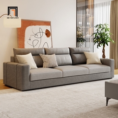 E4 Bộ ghế sofa góc L da công nghiệp GT201 Qingge 3m x 1m6 giá rẻ