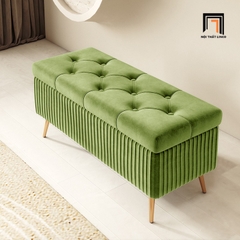 G1 Ghế sofa đôn chữ nhật dài 1m2 SB22 Toltek vải nhung sang trọng